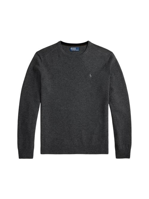 Maglia da uomo in lana, girocollo, colore grigio scuro POLO RALPH LAUREN | 710974148004